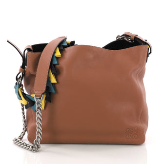 Loewe V Bucket Bag Leather Brown 3831117