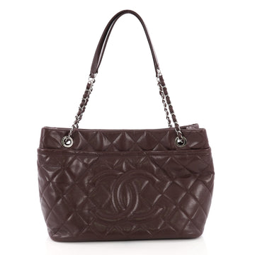 Chanel Model: Timeless CC Soft Tote Quilted Caviar Large Red 38317/1
