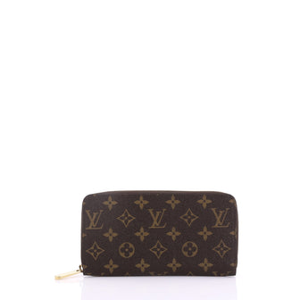 Louis Vuitton Zippy Wallet Monogram Canvas Brown 3832201