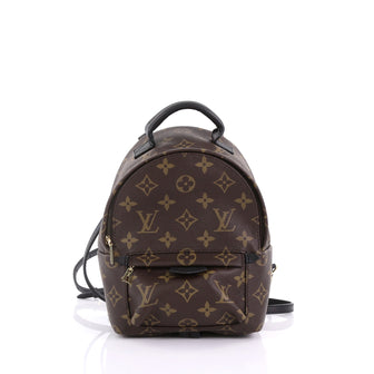 Louis Vuitton Model: Palm Springs Backpack Monogram Canvas Mini Brown 38322/02