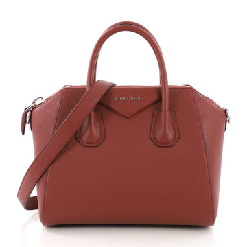 Givenchy Antigona Bag Leather Small Red 383551