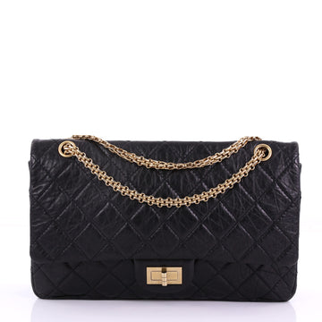  Chanel Model: Reissue 2.55 Handbag Quilted Aged Calfskin 227 Black 38398/01