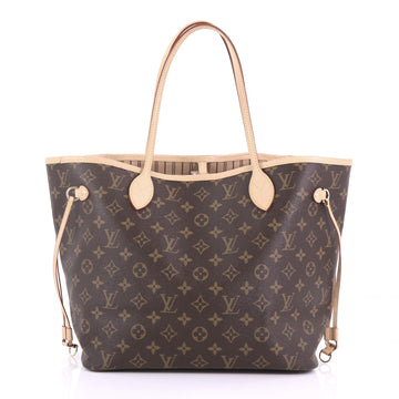 Louis Vuitton Neverfull NM Tote Monogram Canvas MM Brown 384061