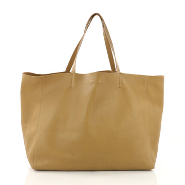 Celine Horizontal Cabas Tote Leather Large Brown 384091