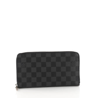Louis Vuitton Model: Zippy Organizer Damier Graphite Black 38418/12