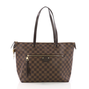 Louis Vuitton Iena Tote Damier MM Brown 384182