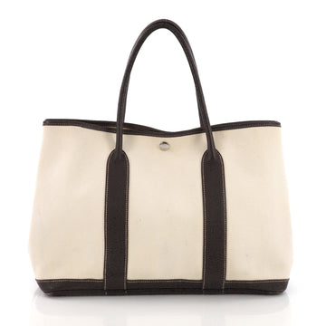 Hermes Garden Party Tote Toile and Leather 36 Neutral 3841832