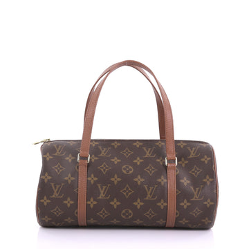 Louis Vuitton Papillon Handbag Monogram Canvas 30 Brown 3841844