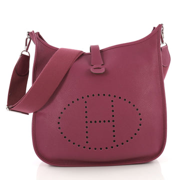 Hermes Evelyne Crossbody Gen III Clemence GM - Rebag