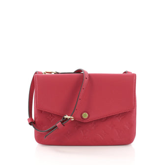 Louis Vuitton Twice Handbag Monogram Empreinte Leather 384386