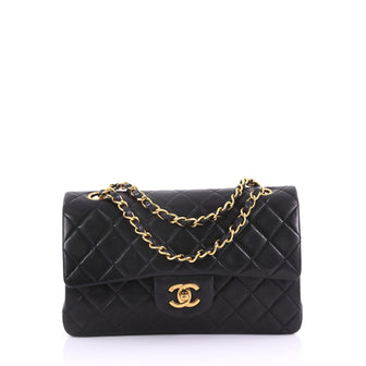 Chanel Vintage Classic Double Flap Bag Quilted Lambskin 38440116