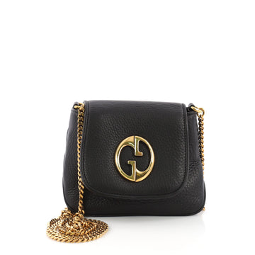 Gucci 1973 Crossbody Bag Leather Small - Designer Handbag - Rebag