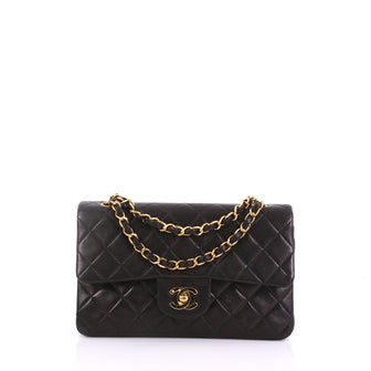 Chanel Vintage Classic Double Flap Bag Quilted Lambskin 38440238