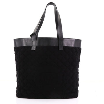 Chanel Reversible CC Tote Terry Cloth and Quilted Nylon Large