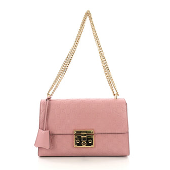 Gucci Padlock Shoulder Bag Guccissima Leather Medium - Rebag