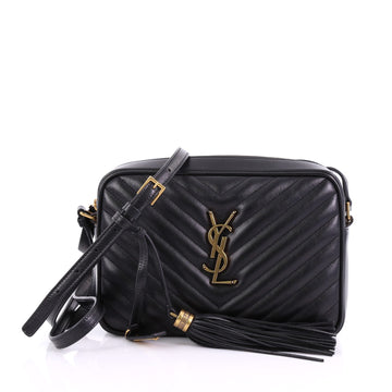 Saint Laurent Lou Camera Bag Matelasse Chevron Leather Small