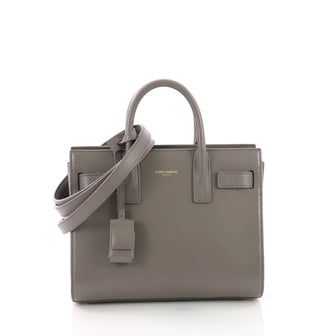 Saint Laurent Sac de Jour Handbag Leather Nano - Rebag