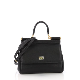 Dolce & Gabbana Miss Sicily Handbag Leather Small 3844073
