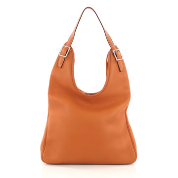 Hermes Massai Handbag Leather 32 - Designer Handbag - Rebag