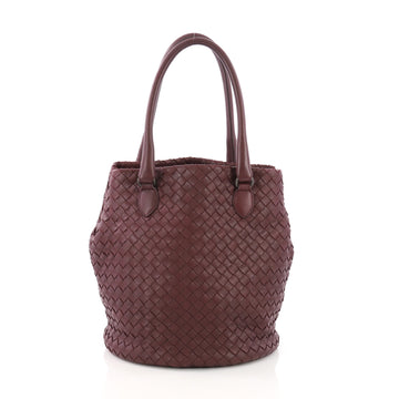 Bottega Veneta Bucket Bag Intrecciato Nappa Small Purple 3844210
