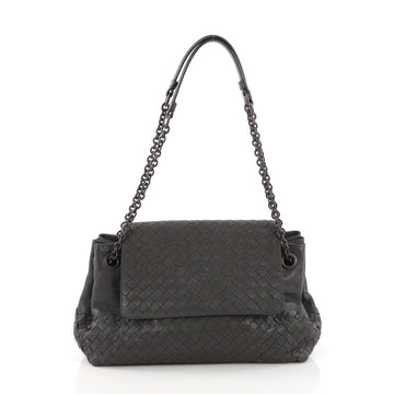 Bottega Veneta Accordion Flap Chain Shoulder Bag 3844211