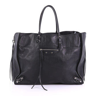 Balenciaga Papier A4 Zip Around Classic Studs Handbag 384533