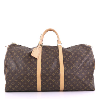 Louis Vuitton Keepall Bag Monogram Canvas 60 Brown 3846722