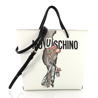 Moschino Rat-a-Porter Tote Printed PVC - Designer Handbag - Rebag
