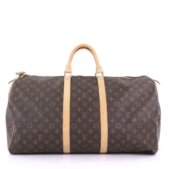 Louis Vuitton Keepall Bag Monogram Canvas 55 Brown 3846739