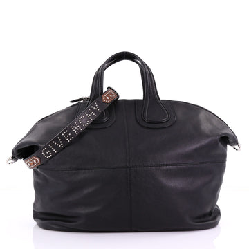 Givenchy Nightingale Satchel Leather Large Black 3846744