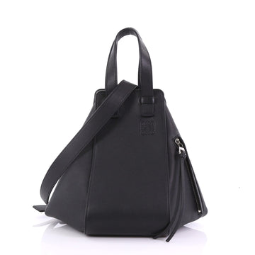 Loewe Hammock Bag Leather Small Black 384693