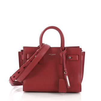 Saint Laurent Sac de Jour Souple Bag Leather Baby Red 3848315