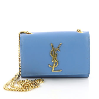 Saint Laurent Classic Monogram Crossbody Bag Grainy Leather Small
