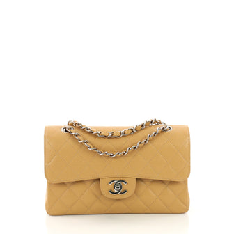 Chanel Vintage Classic Double Flap Bag Quilted Caviar 3848843