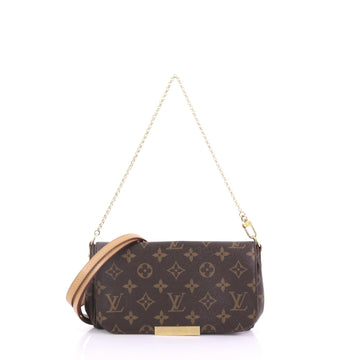 Louis Vuitton Favorite Handbag Monogram Canvas PM Brown 3848851