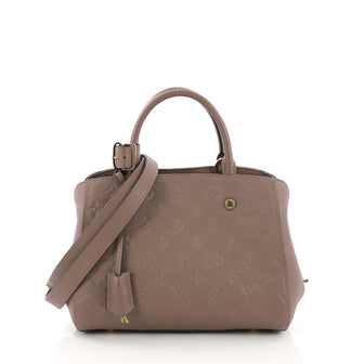 Louis Vuitton Montaigne Handbag Monogram Empreinte 384951