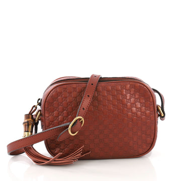 Gucci Sunshine Disco Handbag Microguccissima Leather Small Orange