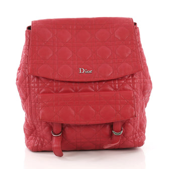Christian Dior Stardust Backpack Cannage Quilt Leather Large