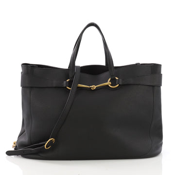 Gucci Bright Bit Convertible Tote Leather Large