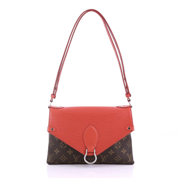 Louis Vuitton Model: Saint Michel Handbag Monogram Canvas and Epi Leather  Brown 38517/9