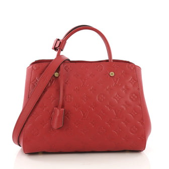 Louis Vuitton Montaigne Handbag Monogram Empreinte 38526110
