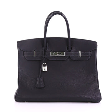Hermes Birkin Handbag Blue Togo with Palladium Hardware 3852622