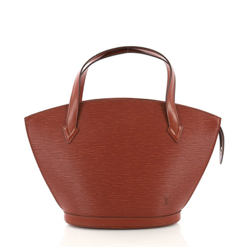 Louis Vuitton Saint Jacques Handbag Epi Leather PM Brown 3852663