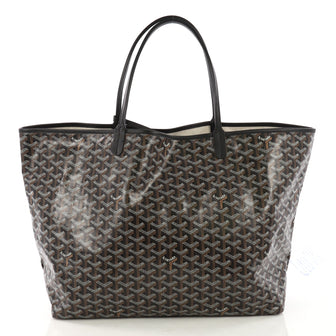Goyard St. Louis Tote Coated Canvas GM Black 3852671