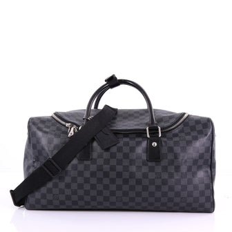 Louis Vuitton Roadster Handbag Damier Graphite Black 3852676