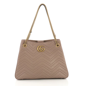 Gucci GG Marmont Chain Shoulder Bag Matelasse Leather 3852820