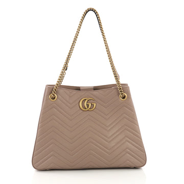 Gucci GG Marmont Chain Shoulder Bag Matelasse Leather 3852820