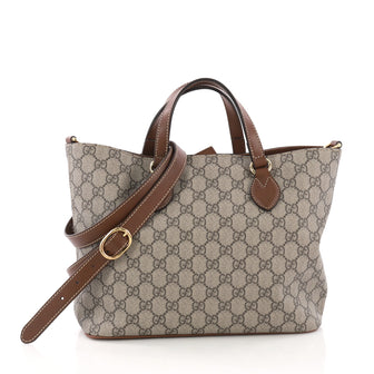 Gucci Convertible Soft Tote GG Coated Canvas Small 3852823