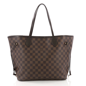 Louis Vuitton Neverfull Tote Damier MM Brown 385288