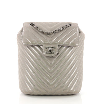 Chanel Urban Spirit Backpack Iridescent Chevron Calfskin 385439